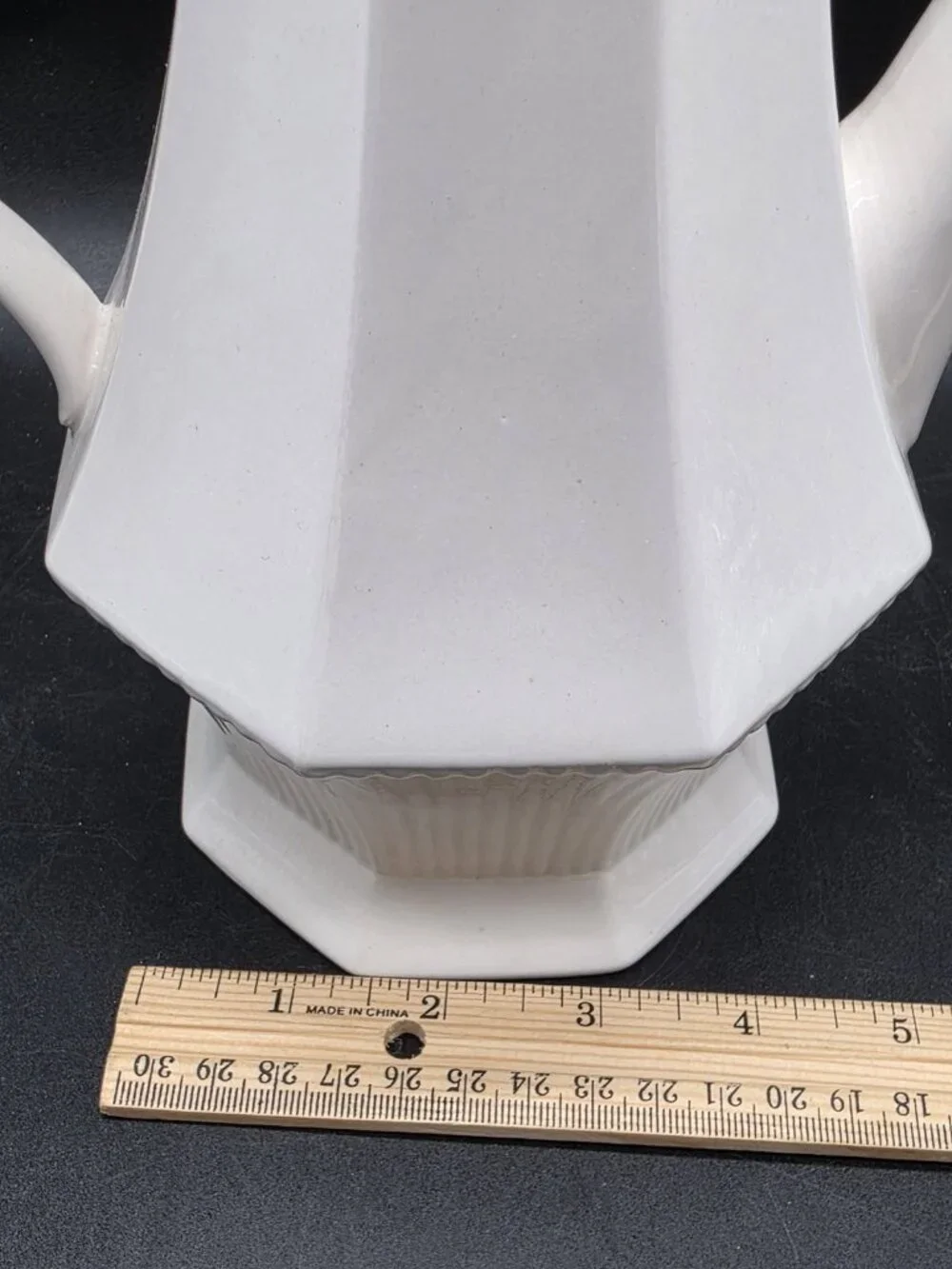 Independence Ironstone by Interpace Tall 13” Coffee Pot Vtg Boho Easter Spring